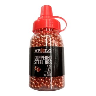Balines Apolo Esféricos Acero cobreado 4.5 mm x 2500 unidades Balines Apolo Esféricos Acero cobreado 4.5 mm x 2500 unidades
