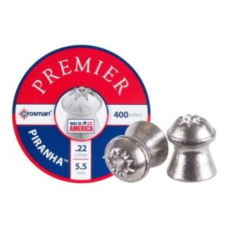 Balines Crosman Premier Piranha 5.5 mm x 400 Balines Crosman Premier Piranha 5.5 mm x 400