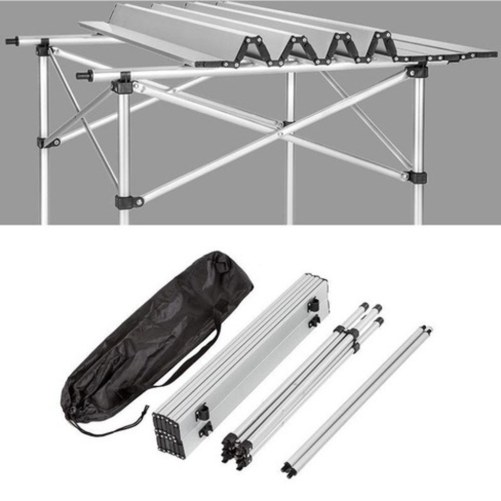 Mesa Plegable Camping Waterdog Aluminio Enrrollable Mesa Plegable Camping Waterdog Aluminio Enrrollable
