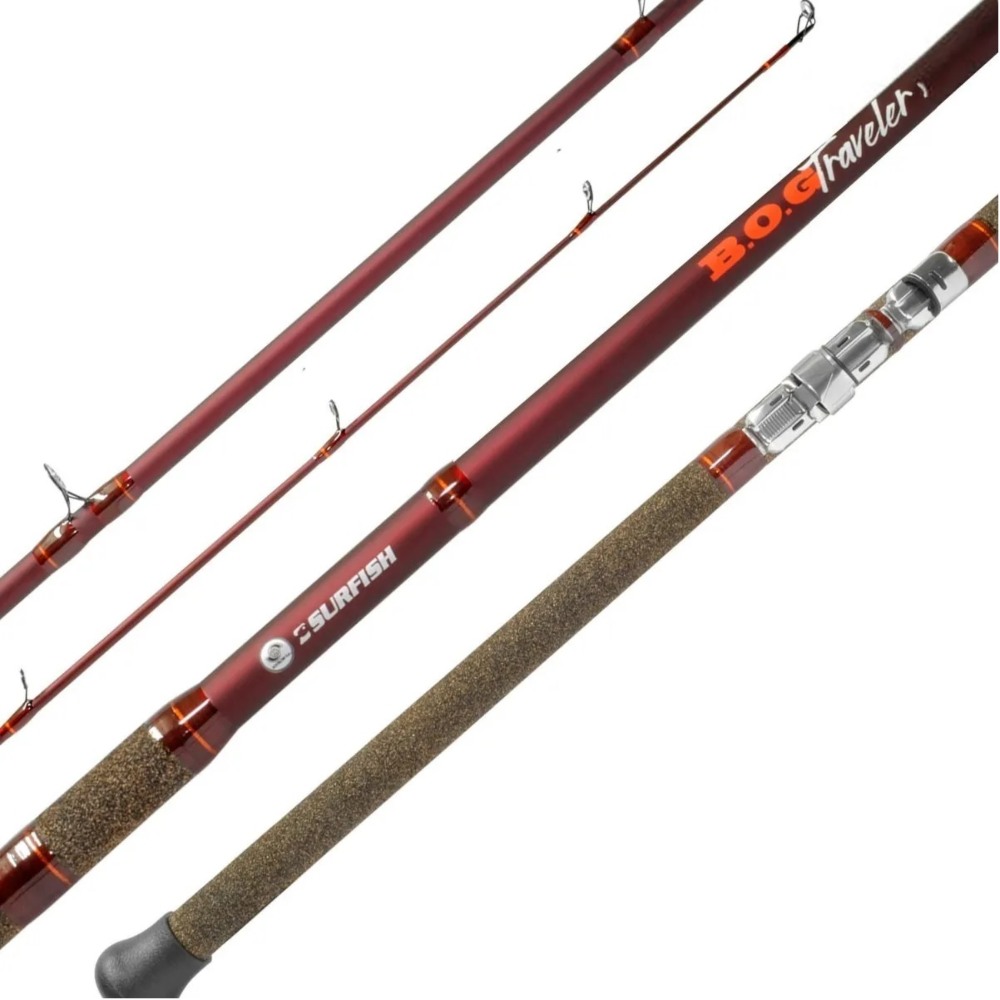 Caña Surfish Baitcast Bog Traveler 3 Tramos Caña Surfish Baitcast Bog Traveler 3 Tramos