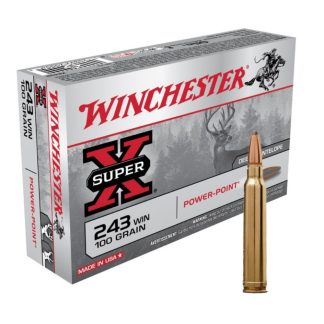 Balas Winchester Super X 100 Cal 243 gr x 20 Balas Winchester Super X 100 Cal 243 gr x 20