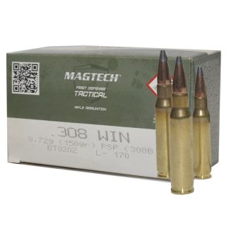 Balas Magtech Cal 308 150 Gr Punta Blanda x 50 Balas Magtech Cal 308 150 Gr Punta Blanda x 50