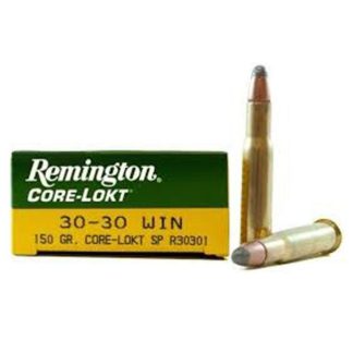 Balas Remington Core Lokt Cal 30-30 150 Gr x 20 Balas Remington Core Lokt Cal 30-30 150 Gr x 20