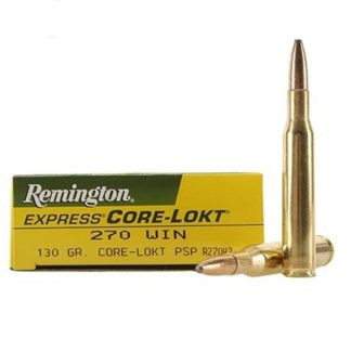 Balas Remington Core Lokt Cal 270 130 Gr x 20 Balas Remington Core Lokt Cal 270 130 Gr x 20