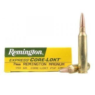 Balas Remington Core Lokt Cal 7 mm 150 Gr x 20 Balas Remington Core Lokt Cal 7 mm 150 Gr x 20