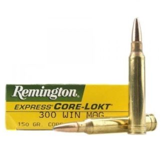 Balas Remington Core Lokt 300 Win Mag 150 Gr x 20 Balas Remington Core Lokt 300 Win Mag 150 Gr x 20
