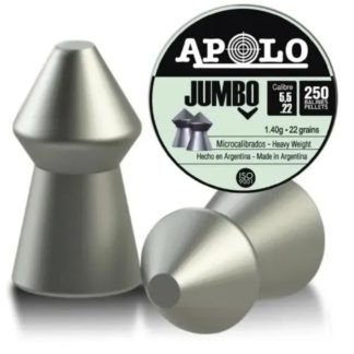Balines Apolo Jumbo Cal 5.5 mm x 250 Balines Apolo Jumbo Cal 5.5 mm x 250