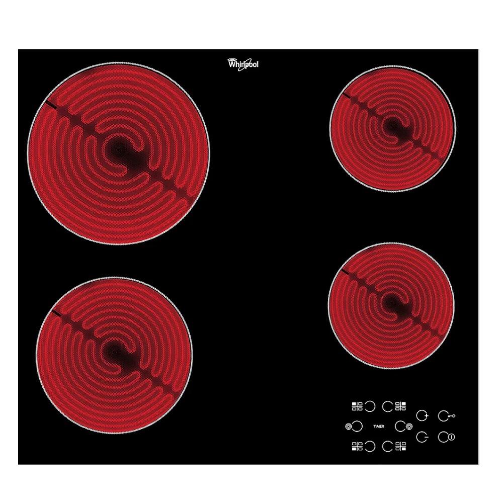Anafe Eléctrico Whirlpool AKT8090L Vitrocerámico 58 cm Anafe Eléctrico Whirlpool AKT8090L Vitrocerámico 58 cm