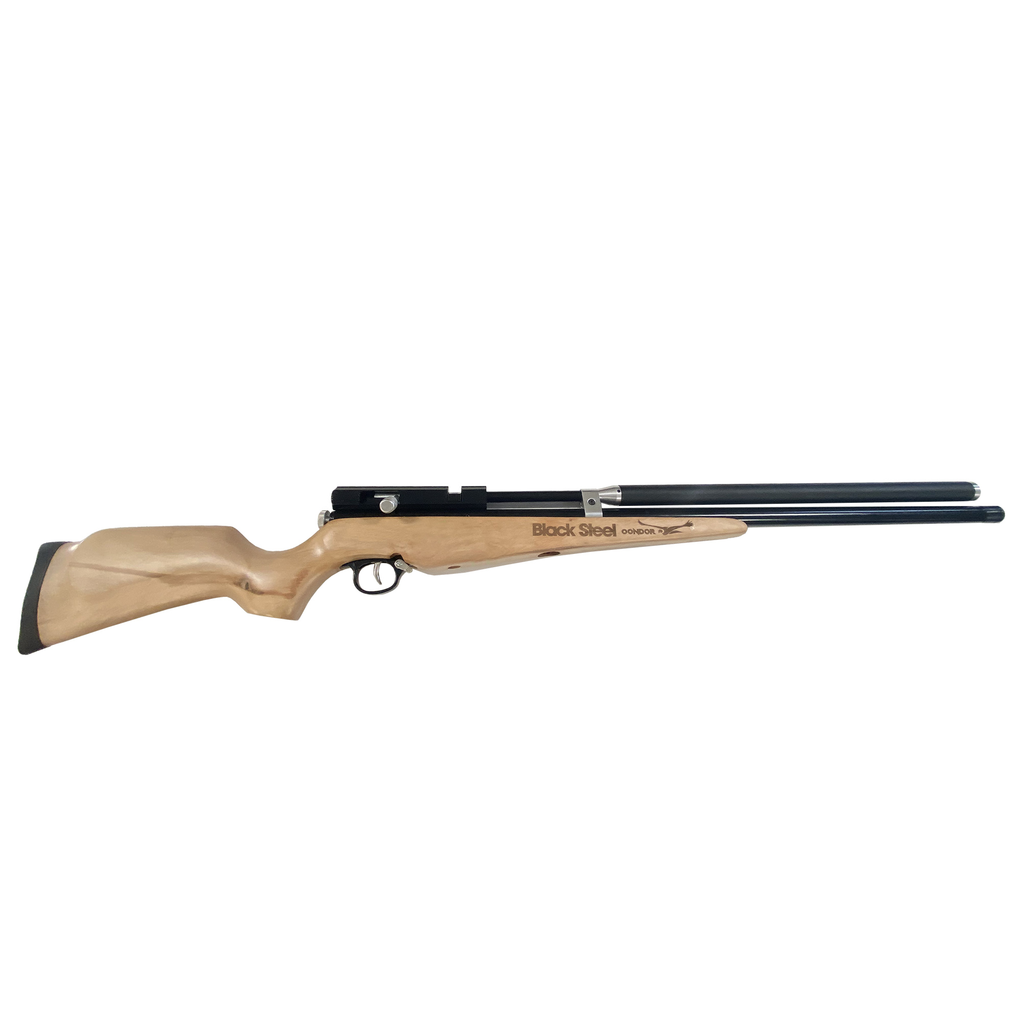 Rifle PCP Black Steel Condor Cal 5.5 mm + Mira + Montajes GRATIS Rifle PCP Black Steel Condor Cal 5.5 mm + Mira + Montajes GRATIS