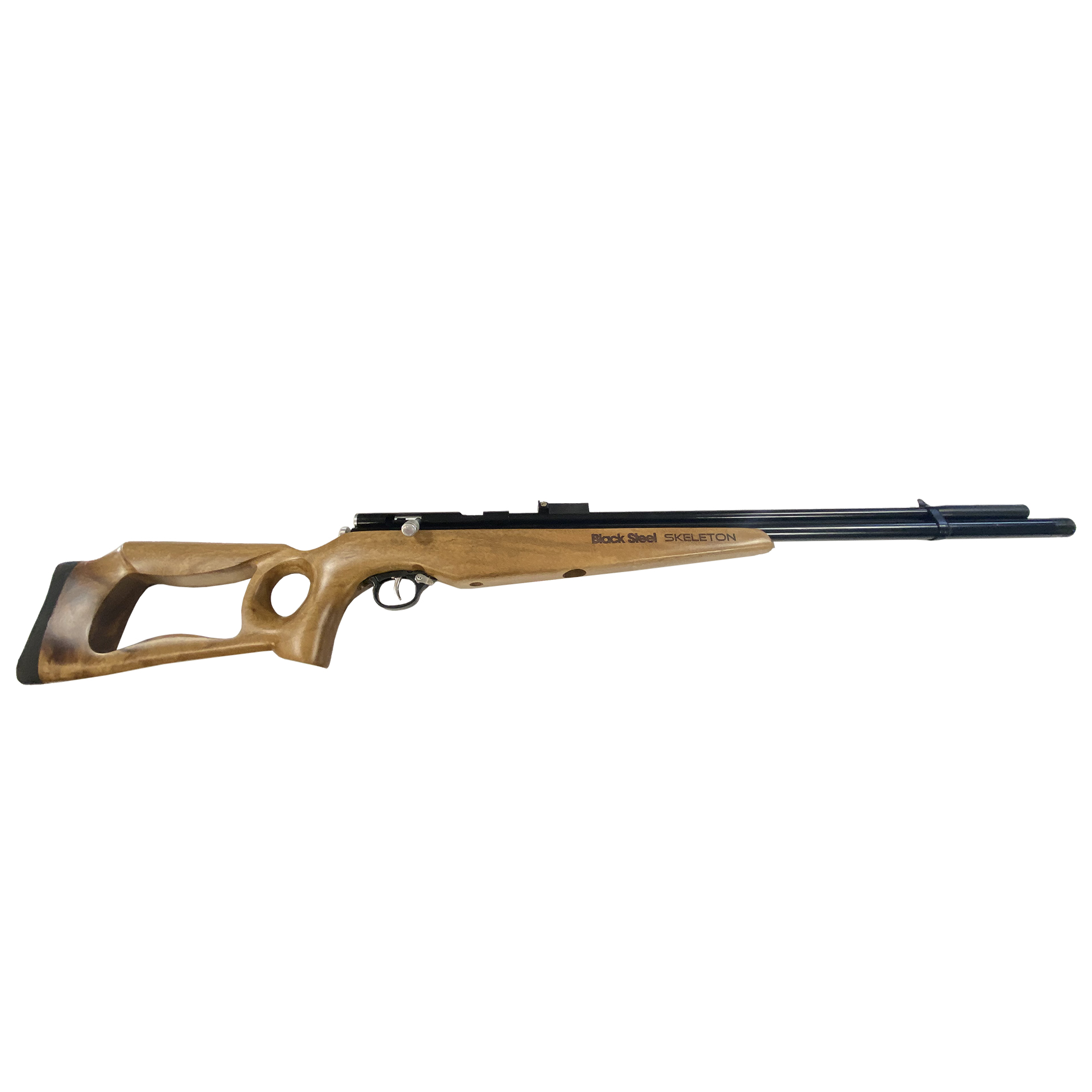 Rifle PCP Black Steel Skeleton Cal 5.5 mm Rifle PCP Black Steel Skeleton Cal 5.5 mm