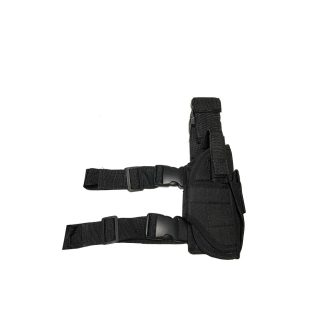 Muslera Tactica Universal Negra con Porta Cargador Muslera Tactica Universal Negra con Porta Cargador