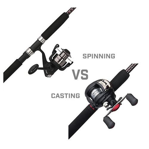cañas casting vs spinning